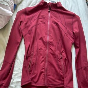 maroon BBL/define lululemon jacket